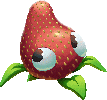 A fleeing strabby. A strawberry bug snack.